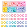 Beadthoven 2030Pcs 10 Color Handmade Polymer Clay Beads Strands CLAY-BT0001-03-2
