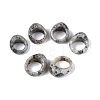 Natural Sesame Jasper Finger Rings for Unisex G-Q601-19C-1