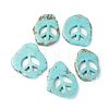 Natural Howlite Big Pendants TURQ-L031-026-1