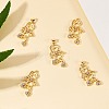 5Pcs Rack Plating Brass Micro Pave Cubic Zirconia Pendants ZIRC-SZ0003-75-2