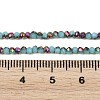 Electroplate Glass Beads Stradns EGLA-H114-02A-09-3