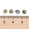 Picasso Glass Seed Beads SEED-Q038-03B-3
