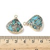 Dyed Synthetic Imperial Jasper Pendants G-D337-01G-3