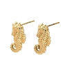 304 Stainless Steel Stud Earrings EJEW-C162-02A-G-3