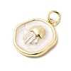 Brass Pendants KK-D105-08F-G-2