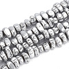 Electroplate Non-magnetic Synthetic Hematite Beads Strands X-G-T061-102O-1