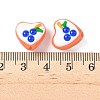 Baking Paint Glass Enamel Beads LAMP-D303-02L-3