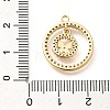 Brass Micro Pave Cubic Zirconia Pendants KK-G519-05G-03-3