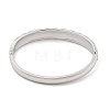 304 Stainless Steel Bangles for Women BJEW-G693-08P-3