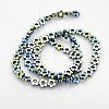 Electroplate Non-magnetic Synthetic Hematite Beads Strands G-J217C-07-2