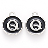 Platinum Plated Alloy Charms LS-ENAM-S118-02Q-P-1