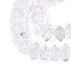 Natural Quartz Crystal Beads Strands G-D091-A25-3