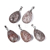 Natural Gemstone Pendants G-N362-03P-04-1