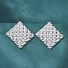 304 Stainless Steel Stud Earrings for Women EJEW-K306-08P-2