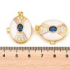 Brass Locket Pendants KK-D232-12G-02-3