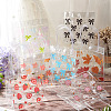 Rectangle Transparent Printed PVC Plastic Gift Tote Bags ABAG-TADJ0002-002G-7