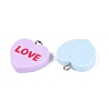 Opaque Resin Pendants RESI-N051-16-2