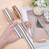 2 Rolls 2 Styles Cotton Ribbon OCOR-ME0001-99B-3