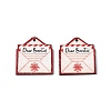 Printed Poplar Wood Pendants FIND-N005-74M-1