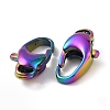 Ion Plating(IP) 304 Stainless Steel Lobster Claw Clasps STAS-F109-01M-3