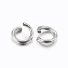 304 Stainless Steel Open Jump Rings STAS-H437-8x1mm-2