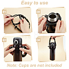 AHADERMAKER 4Pcs 4 Colors Braided Cord Water Bottle Handle Strap FIND-GA0003-37-3