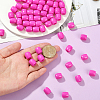 120Pcs Opaque Resin Beads FIND-SC0019-26B-4