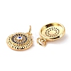 Brass Micro Pave Cubic Zirconia Pendants ZIRC-P092-010G-01-RS-3