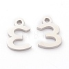 Non-Tarnish 304 Stainless Steel Charms STAS-G244-01E-2