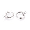 925 Sterling Silver Hoop Earring Findings STER-N016-59P-2