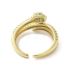 Rack Plating Brass Micro Pave Cubic Zirconia Finger Ring RJEW-C072-25G-3