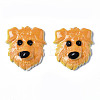 Resin Puppy Cabochons X-RESI-T031-37-2