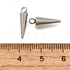 201 Stainless Steel Pendants STAS-F311-05P-06-3