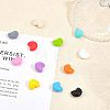 48Pcs 12 Colors Food Grade Eco-Friendly Silicone Beads SIL-CA0001-43-4