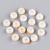 3/0 Baking Paint Glass Beads GLAA-G118-02J-1