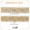 5Yards Flower Pattern Ethnic Style Embroidery Floral Polyester Ribbons OCOR-GA0003-07B-2