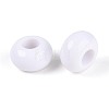 Opaque Acrylic European Large Hole Beads SACR-N019-03K-2