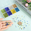 SUNNYCLUE 8 Style Round Glass Seed & Round Bugle Beads SEED-SC0001-40-3