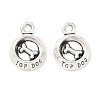 Tibetan Style Alloy Pendants PALLOY-A037-03J-AS-1