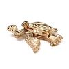 Bird & Love Heart Alloy Enamel Brooches JEWB-K017-04KCG-3