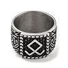 304 Stainless Steel Ring RJEW-B055-04AS-02-1