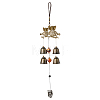 Owl Alloy Wind Chimes HJEW-WH0036-72-1