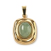 Natural Green Aventurine Pendants STAS-D209-01G-11-1