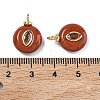 Natural Red Jasper Pendants KK-C251-01E-01-3