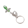 Glass & Alloy Keychain KEYC-JKC01150-5
