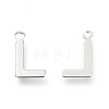 201 Stainless Steel Charms X-STAS-C021-06P-L-2