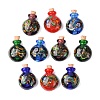 Handmade Lampwork Perfume Bottle Pendants LAMP-H072-01-1