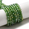 Electroplate Glass Beads Strands EGLA-R016-4m-15-2