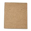 Cardboard Necklace Earring Set Display Cards CDIS-A002-C-05B-2
