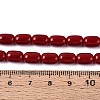 Opaque Glass Beads Strands GLAA-T028-14P-A03-3